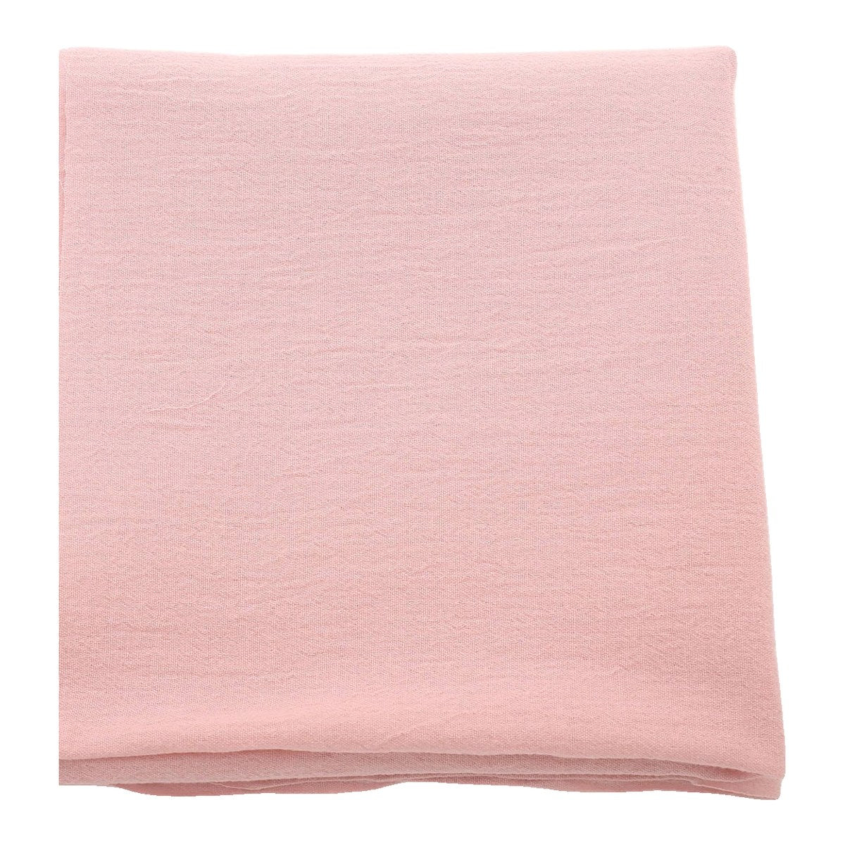 The ReBorn House TRH5797 Akane-Zome Madder-Dyed Cotton Chijimi Crepe in Akane Madder Pink, colorway TRH5797.A, folded on white