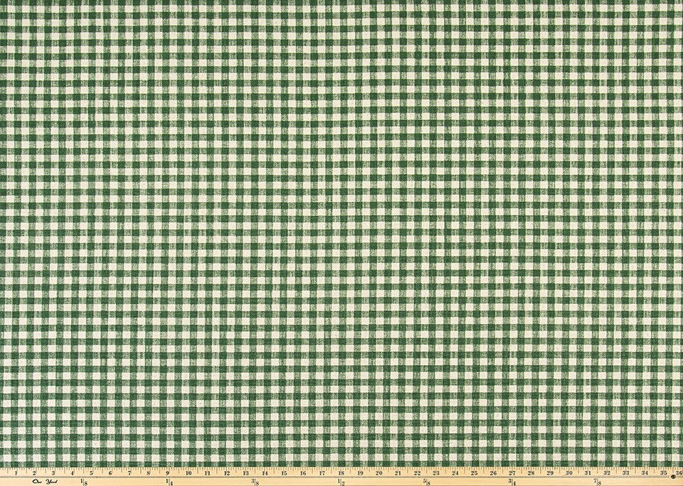The ReBorn House TRH5966 Performance Fabric in Moss, colorway TRH5966.A, plaid in green and white