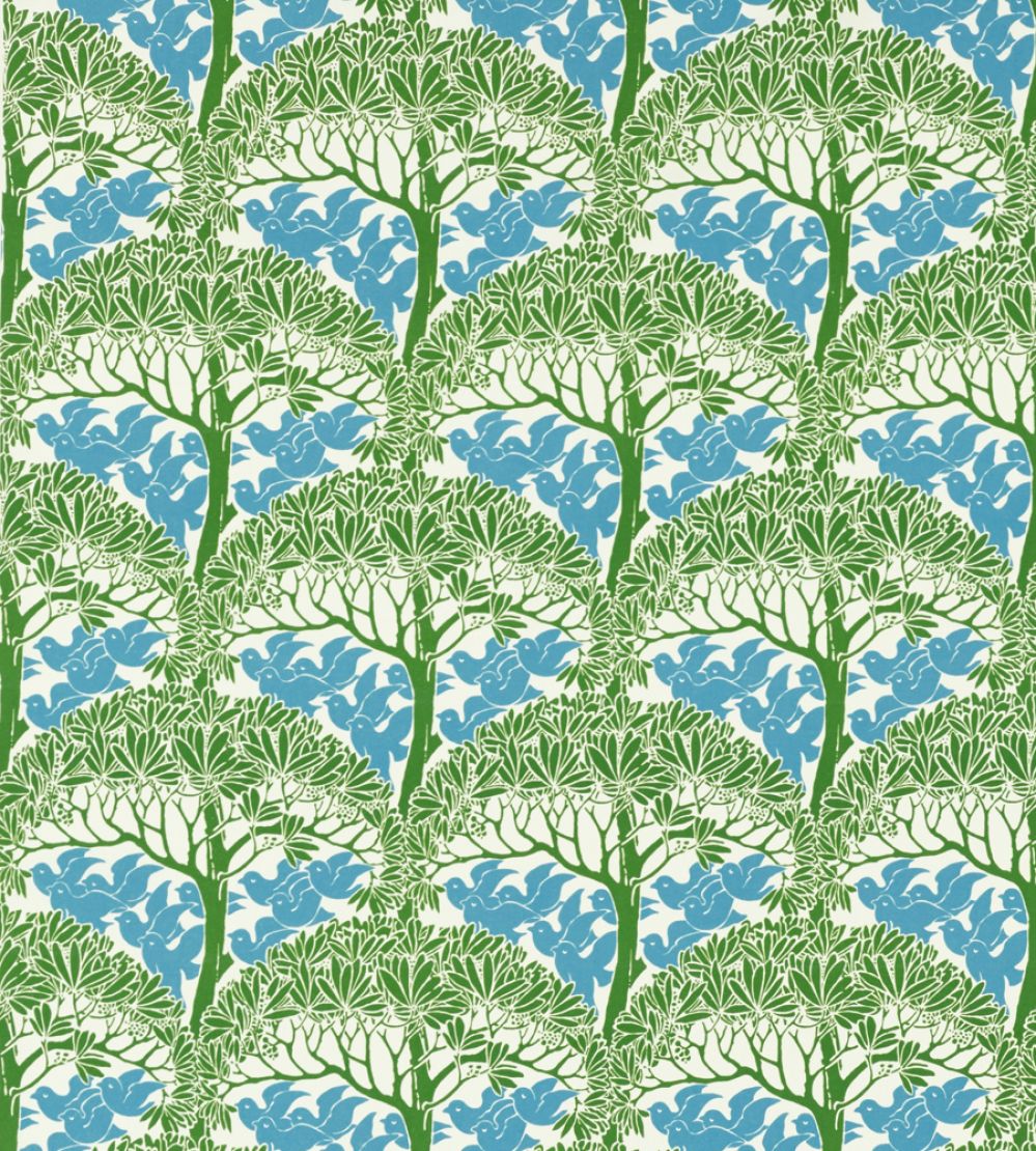 The Savaric Fabric by Morris & Co Garden Green