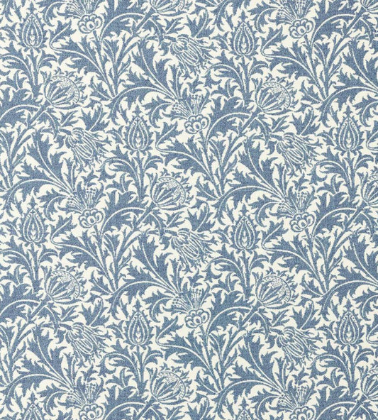 Thistle Weave Outdoor Fabric by Morris & Co Woad