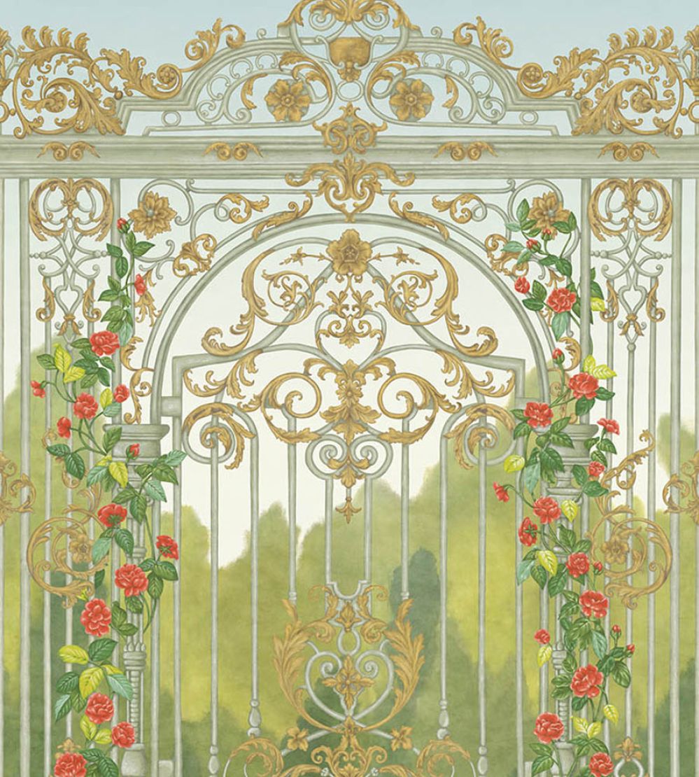 Tijou Gate Mural by Cole & Son Spring