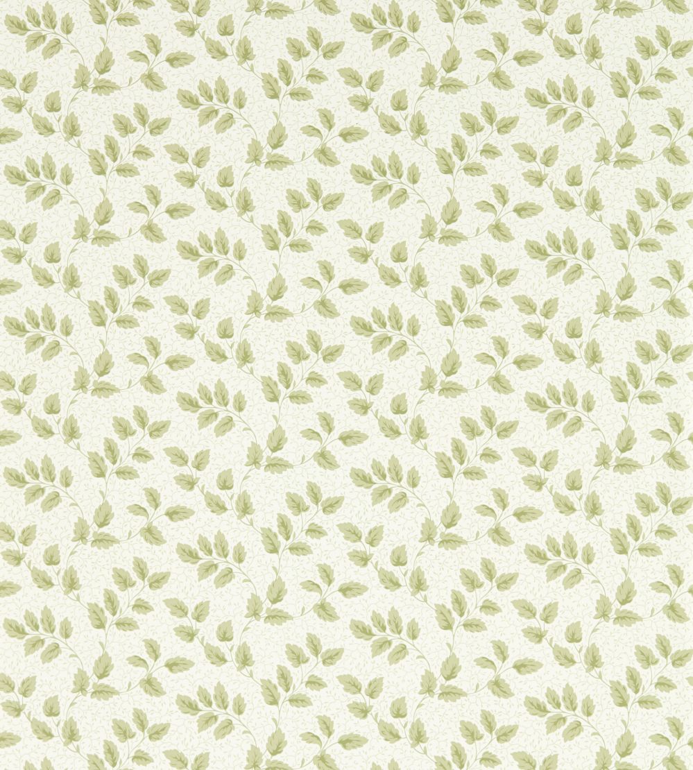 Tomato Leaf Wallpaper by Sanderson Leaf Green