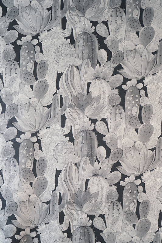 Topawa Fabric by James Malone in Grey (01)