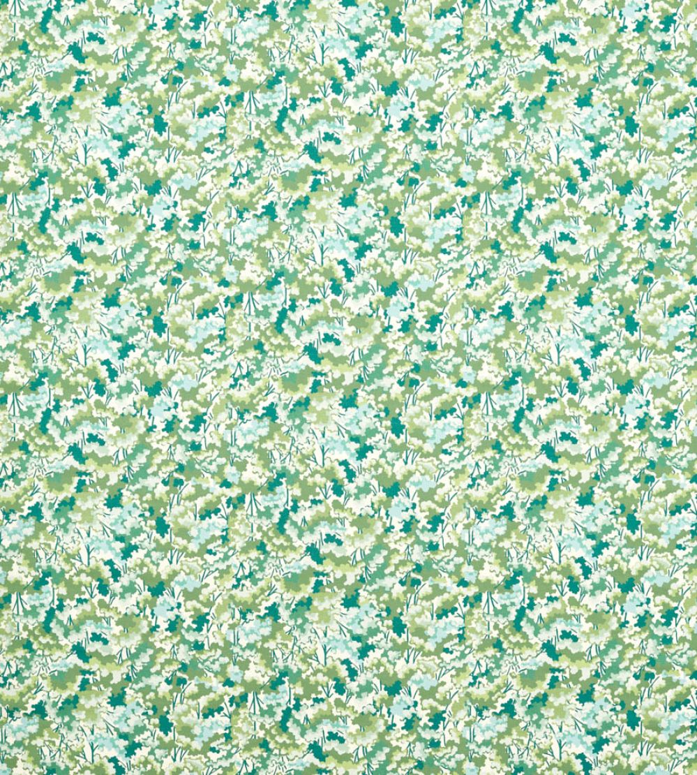 Tree Tops Fabric by Harlequin Forest/Kelly/Aqua