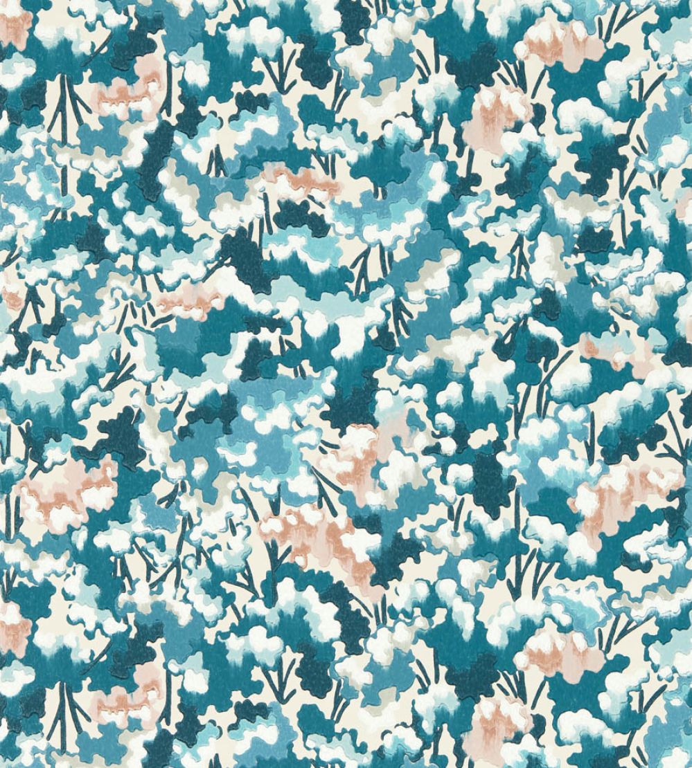 Tree Tops Wallpaper by Harlequin Midnight/Positano/Cornflower