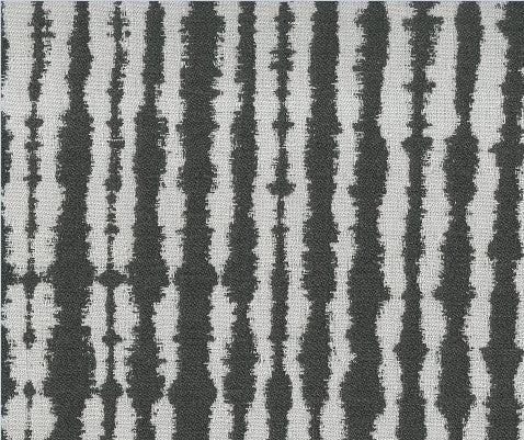 TRH5857 Brushed Ikat Stripe Outdoor Fabric swatch, colorway TRH5857.B (grey)