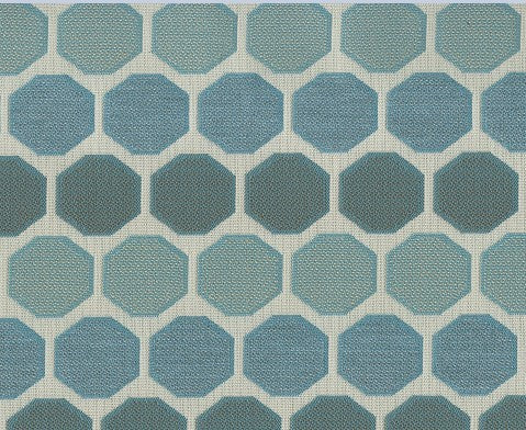 TRH5866 Octagon Tile Outdoor Fabric swatch, colorway TRH5866.B (grey)