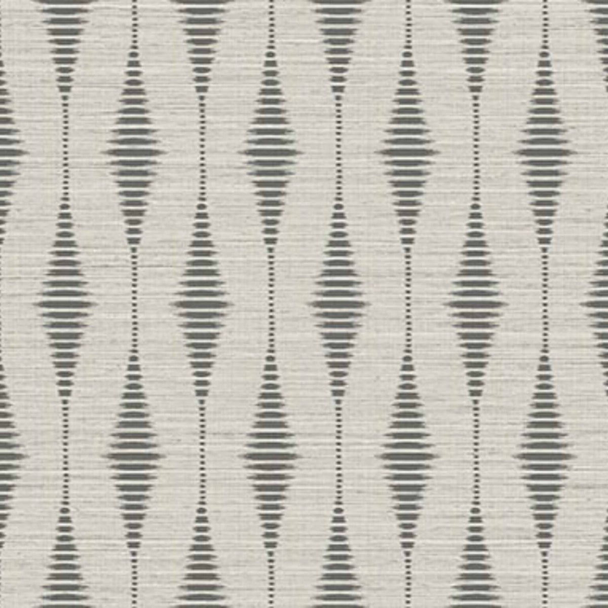 Tribalis contract wallcovering by Coordonné in White/Grey 64950118, flat pattern view