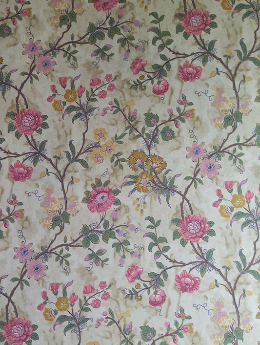 Tuileries Wallpaper by Watts 1874 in Fruit Punch