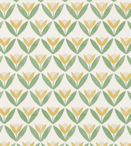 Tulip Trellis Wallpaper by Scion Honey