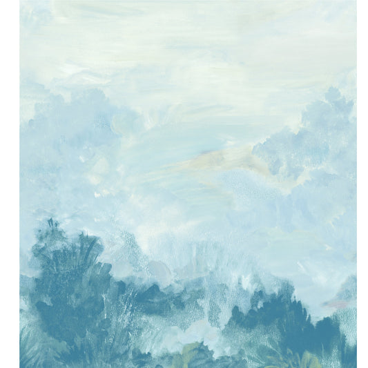 Twilight Mural by Thibaut in Blue (TM41055)
