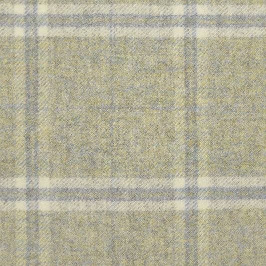 Windowpane Wool Fabric by Abraham Moon Onyx