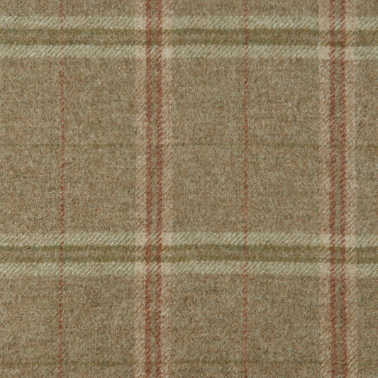 Nevis Wool Fabric by Abraham Moon Olive