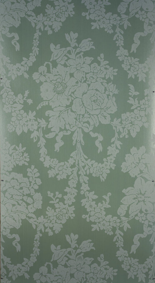 Van Dyke Wallpaper by Watts 1874 in Fragonard Green