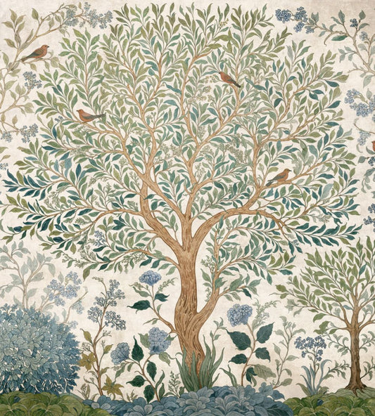 Varanasi Tree Mural by Coordonne Stone