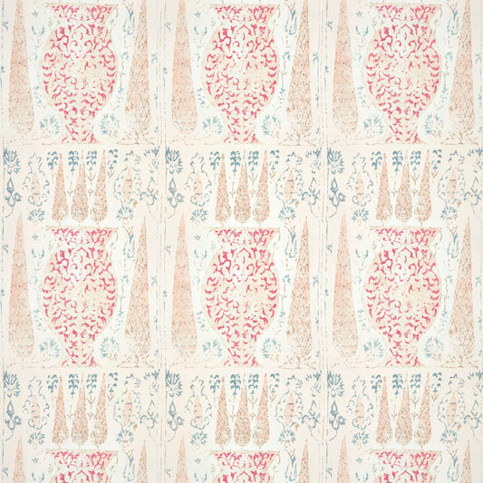 Vasari Blue/Pink fabric by Penny Morrison