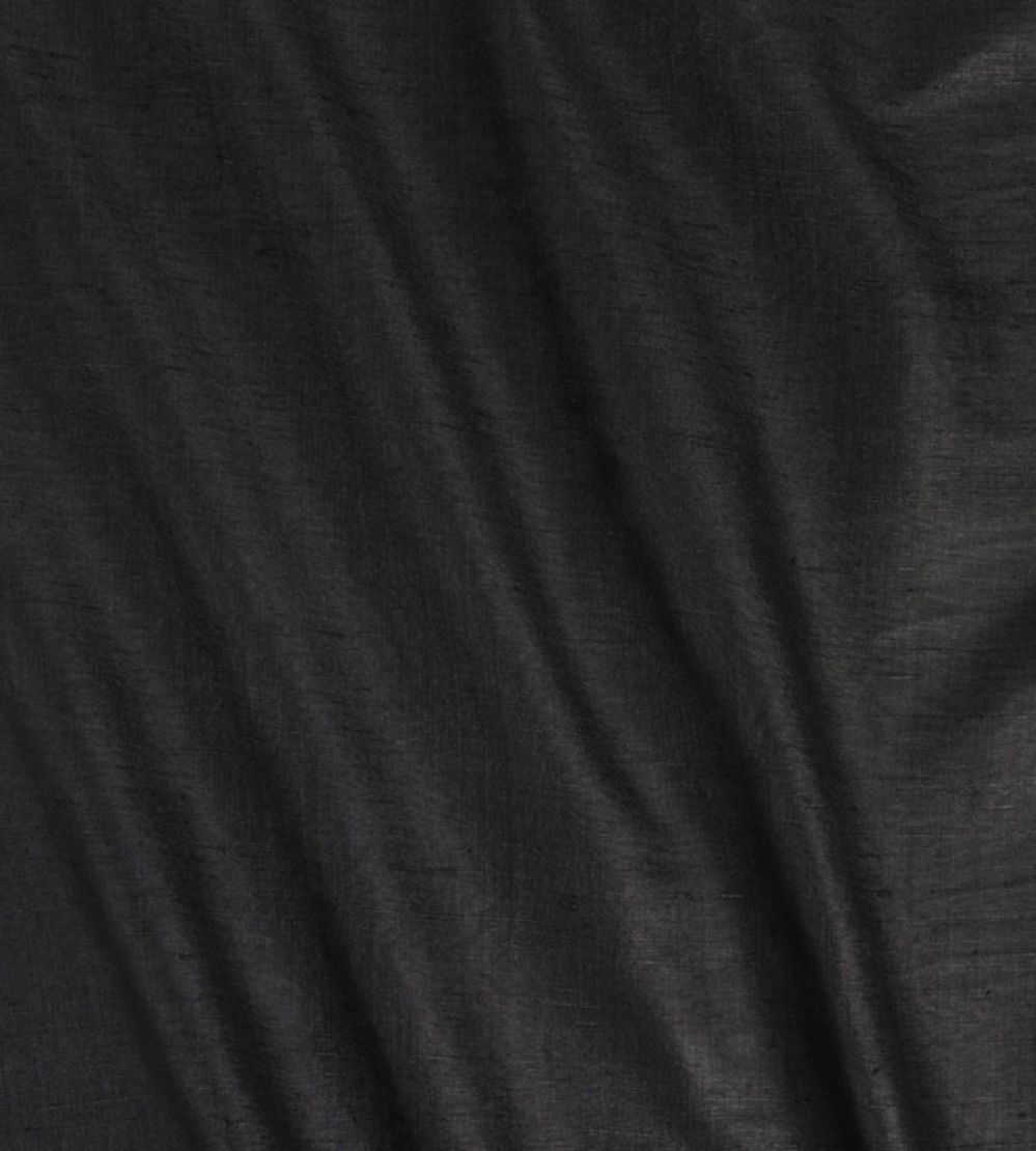 Vienne Silk Fabric by James Hare Black
