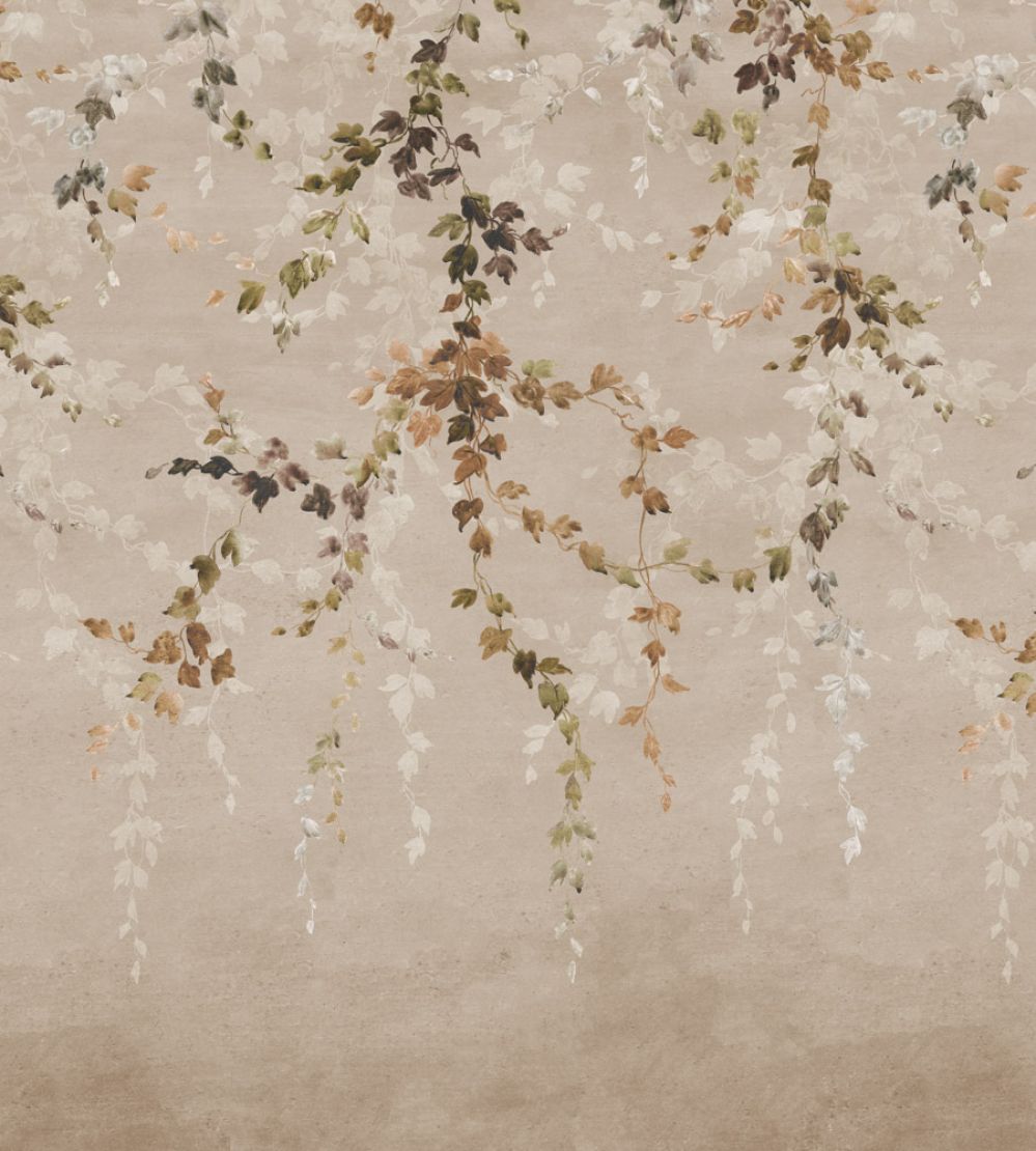 Vine Shadow Mural by Coordonne Taupe