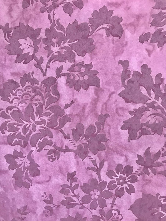 Viola Wallpaper by Watts 1874 in Raspberry Mousse