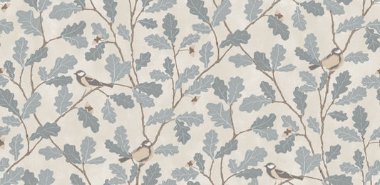 Waldemar Light Blue mural by Sandberg
