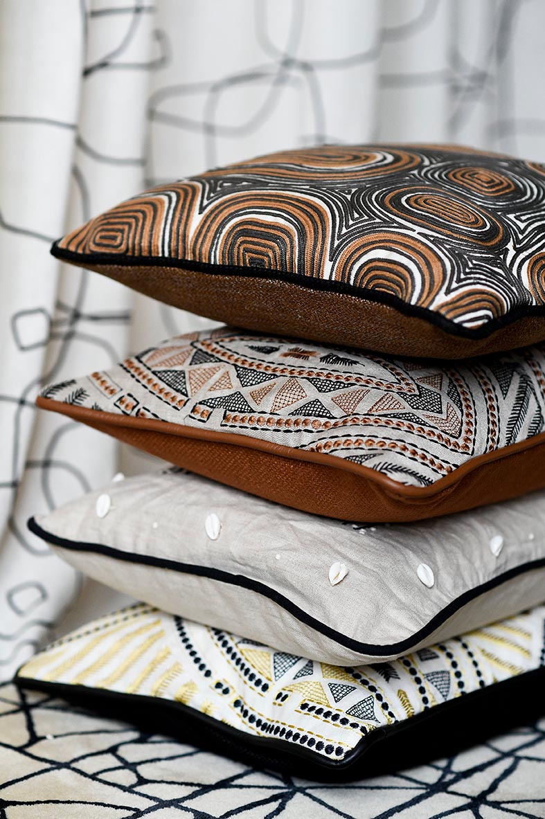 Watom Fabric by Pierre Frey shown in a room setting (view 2)