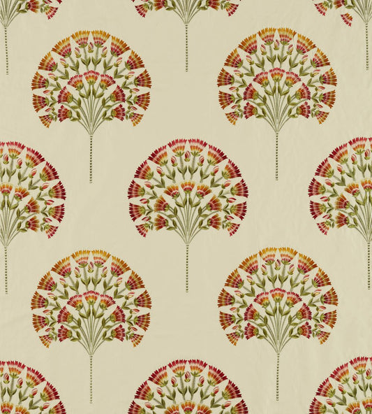 Wild Tulip Fabric by Sanderson Amber/Cream