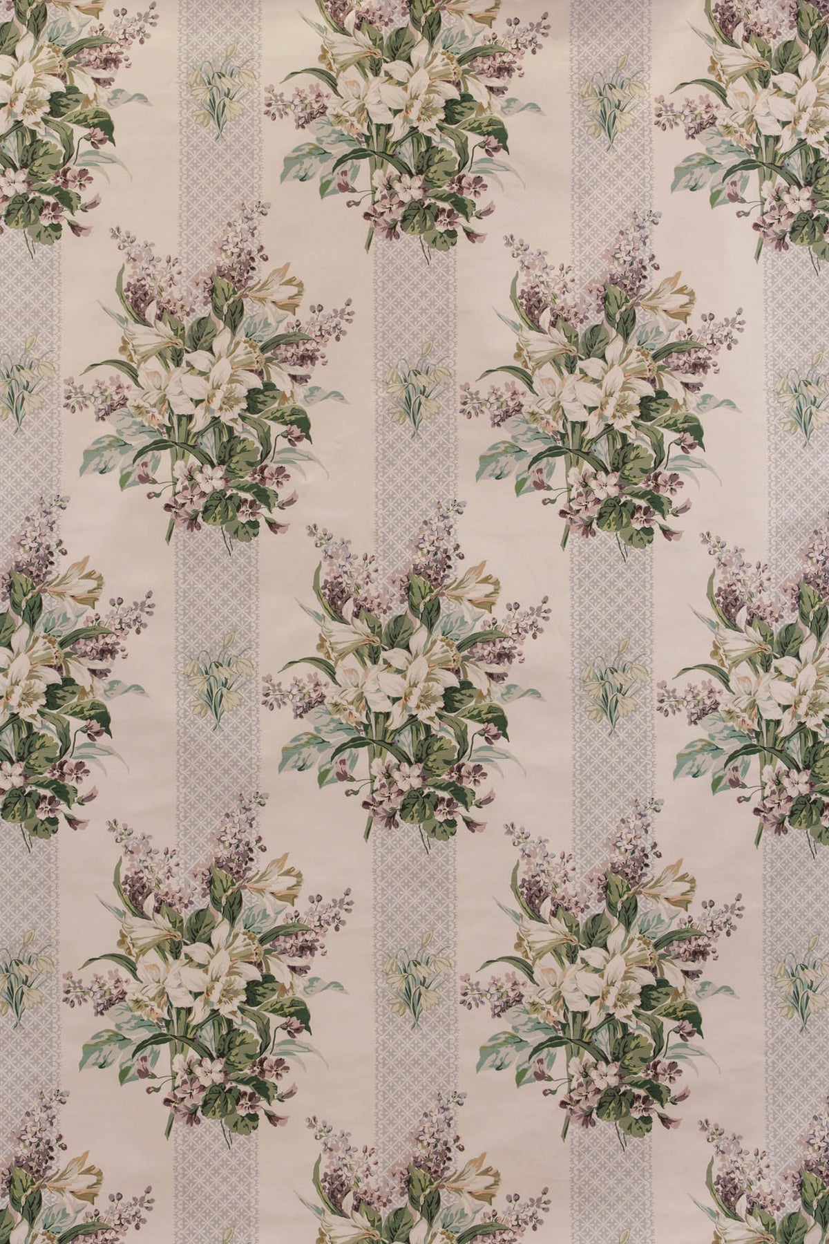 Wildflower Stripe Fabric by Jean Monro in Blue Ribbon
