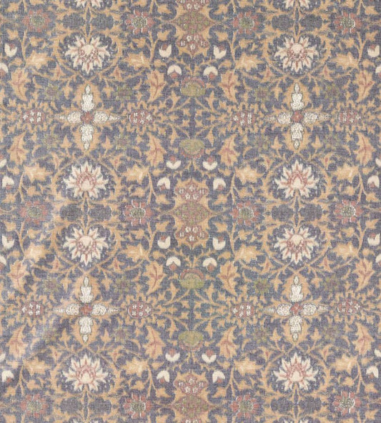 Wilton Warp Print Fabric by Morris & Co Indigo