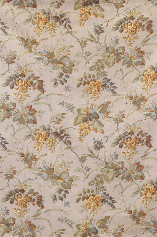 Wisteria Fabric by Jean Monro in Nutmeg