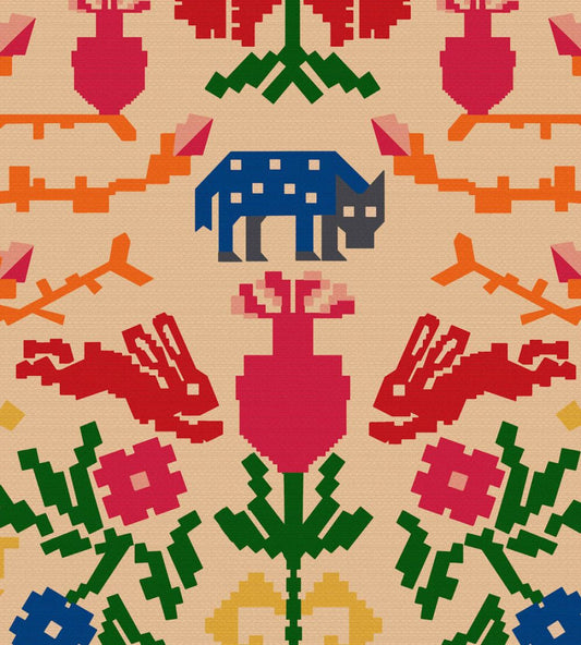 Wolfsberg Wallpaper by MINDTHEGAP Taupe