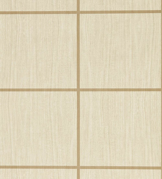 Wood Blocks Wallpaper by Harlequin Ash/Taupe Gloss
