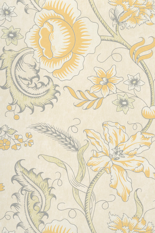 Woodblock Trail wallpaper by Little Greene in Claude