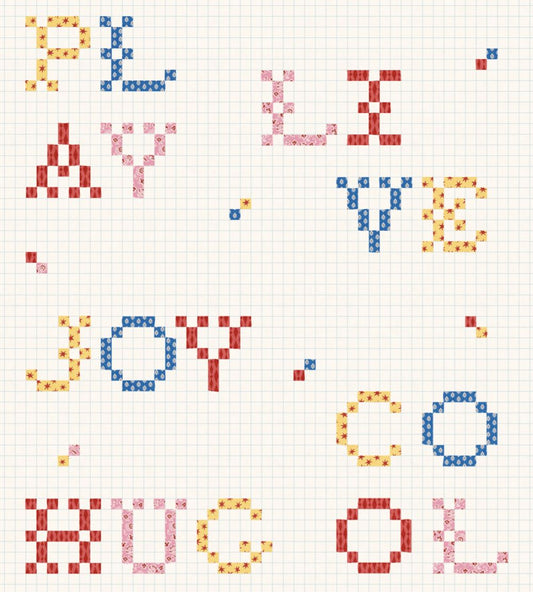 Wordplay Wallpaper by Coordonne Natural