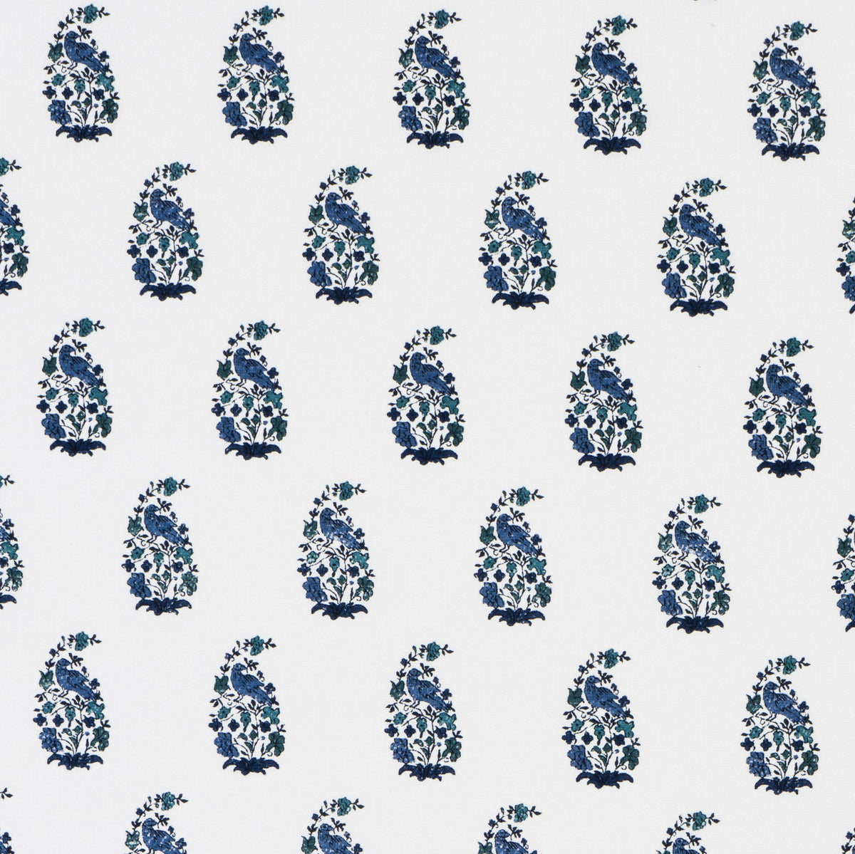 Yasmina Peacock Oyster fabric by Lisa Fine Textiles