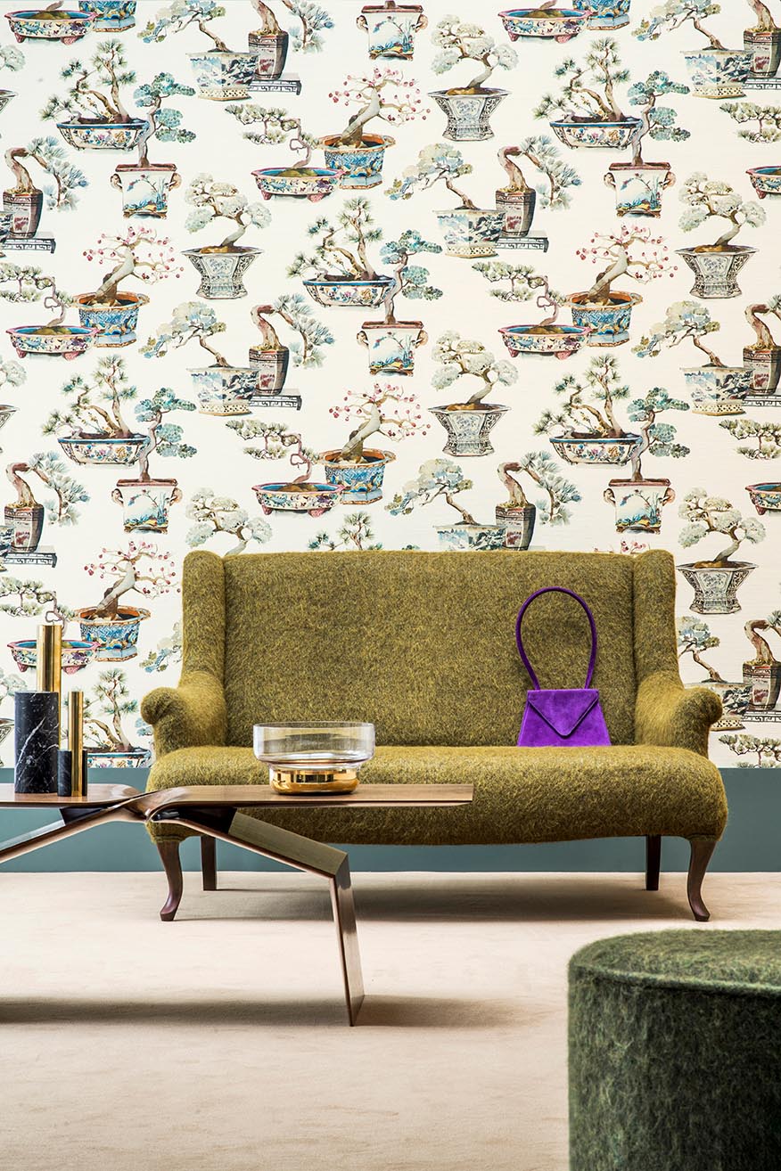 Yeti Fabric by Pierre Frey shown in a room setting (view 2)