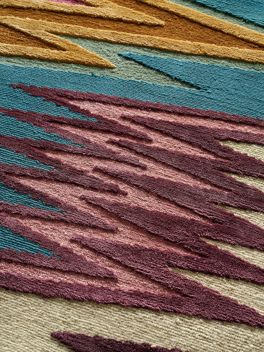 Zhong Rug by Pierre Frey shown in a room setting (view 2)