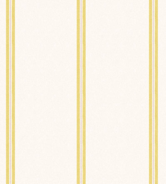 Ziggy Stripe Wallpaper by Woodchip & Magnolia Sunshine Yellow