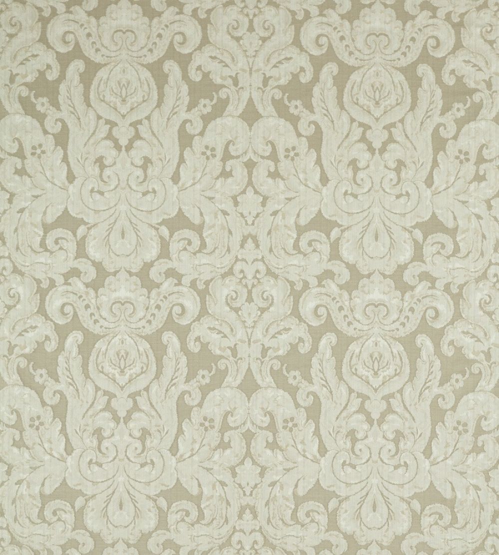 Brocatello Fabric by Zoffany Stone