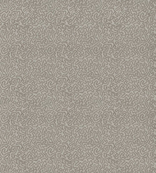 Maze Fabric by Zoffany Silver