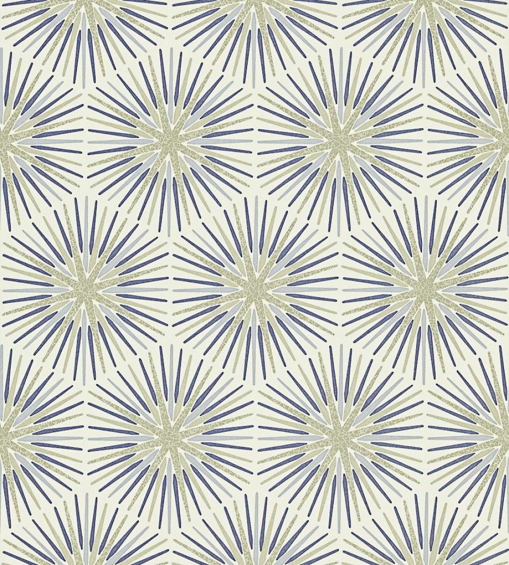 Spark Wallpaper by Zoffany Sapphire