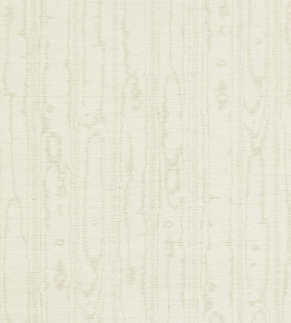 Watered Silk Wallpaper by Zoffany Platinum Grey