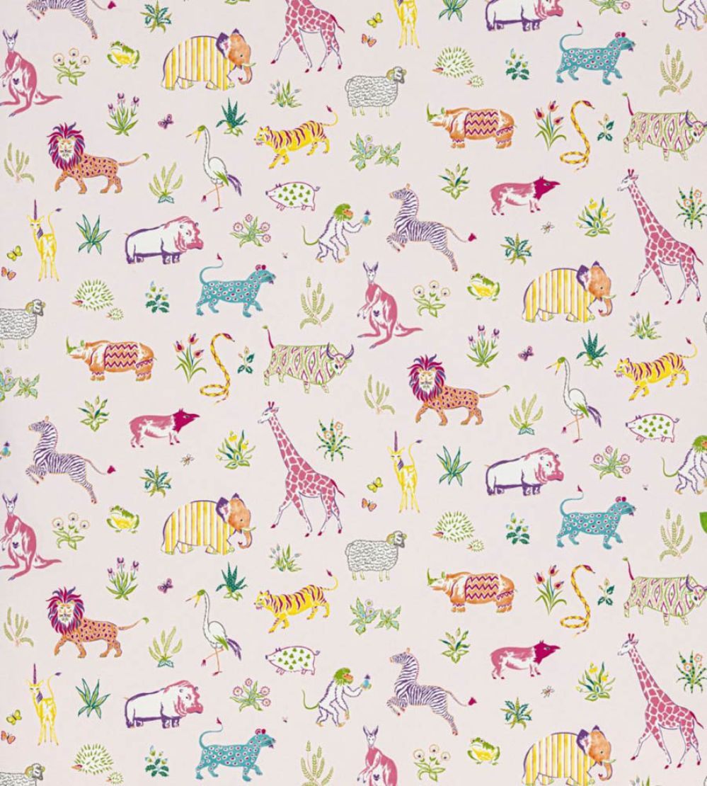 Zoo Wallpaper by Scalamandre Petal