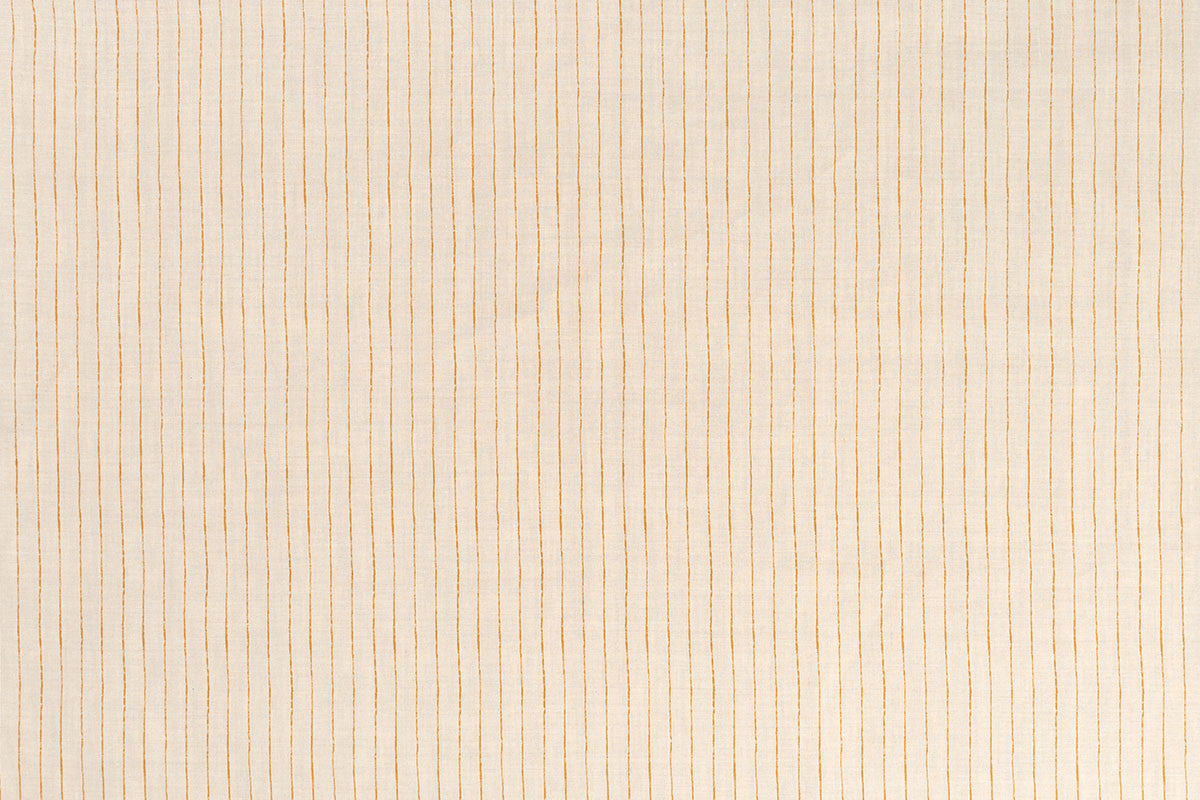 Broken Stripe Fabric by Christopher Farr Cloth in Honey colorway