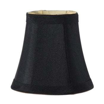 Black Color, Softback PETITE BELL Chandelier Shade