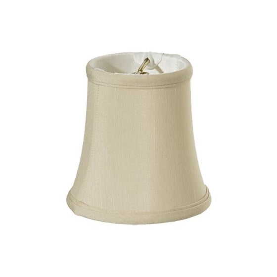 Chandelier Bell Style Softback Shade, Tissue Shantung Material, Choice of Color and Size