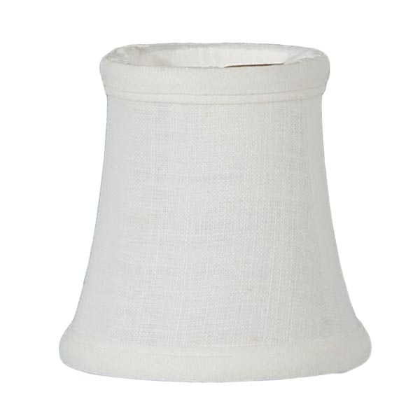 Off-White Color, Softback PETITE BELL Chandelier Shade
