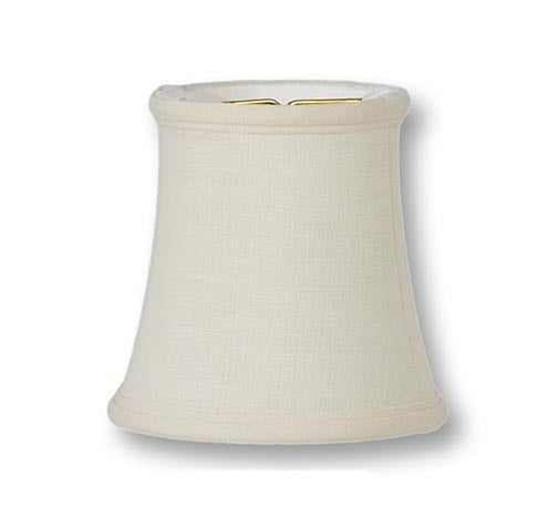 Eggshell Color Chandelier Shades Mini Bell- Fine Linen