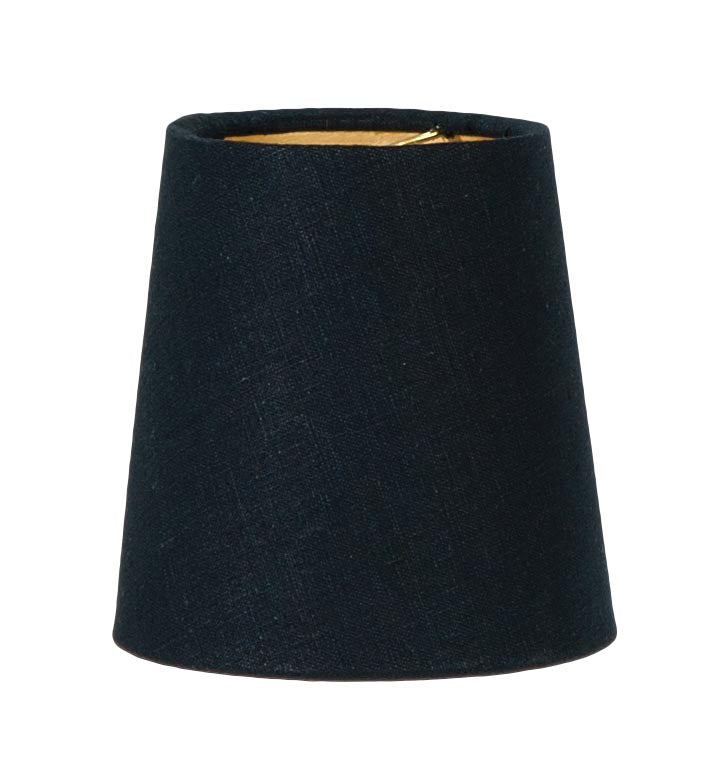 Hardback CHANDELIER EMPIRE, Black Color, 100% Fine Linen