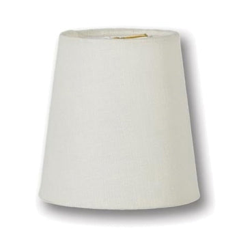 Chandelier Empire Hardback Shades, Eggshell Color Linen