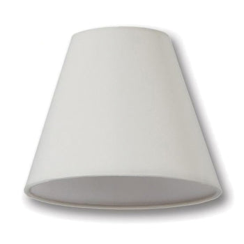 Chandelier Empire Hardback Shades, Pewter Microfiber Chiffon, Choice of Size